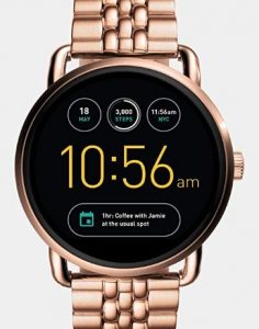 Best Ladies Smartwatches - Fossil Q Wander Gen 2 Rose Gold-Tone Smartwatch FTW2112