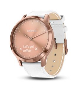 Best Smartwatch for Women - Garmin vívomove HR Sport Hybrid Smartwatch Rose Gold