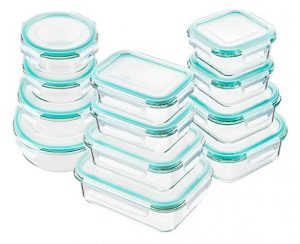 Best Glass Food Storage Containers - Bayco Glass Food Storage Containers with Lids