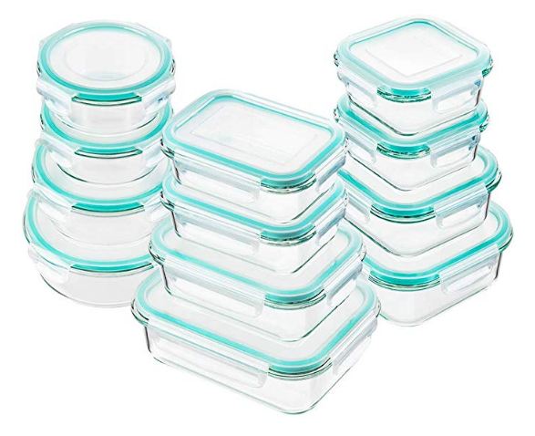 Best Glass Food Storage Containers - Bayco Glass Food Storage Containers with Lids