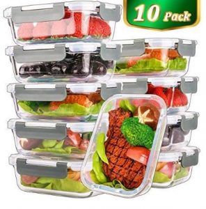 Best Glass Food Storage Containers - Mcirco Glass Meal Prep Containers