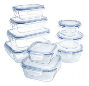 Best Glass Jars for Food Storage Containers - 1790 18 Piece Glass Food Storage Container Set