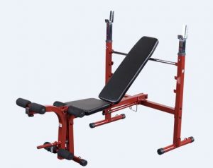 Body-Solid Adjustable Olympic Folding Weight Bench (BFOB10) - Best Folding Weight Bench for Home Gym